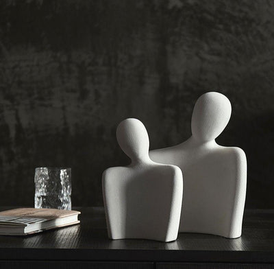 Decoración de Cerámica para Pareja - Arte Moderno para Hogar, Oficina y Dormitorio - Image 2