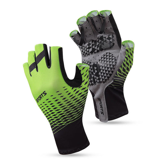 Guantes de Ciclismo de Medio Dedo, Antideslizantes y Transpirables con Protección Solar - Image 6