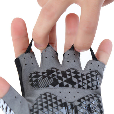 Guantes de Ciclismo de Medio Dedo, Antideslizantes y Transpirables con Protección Solar - Image 11