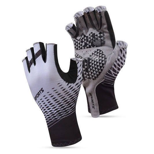 Guantes de Ciclismo de Medio Dedo, Antideslizantes y Transpirables con Protección Solar - Image 2