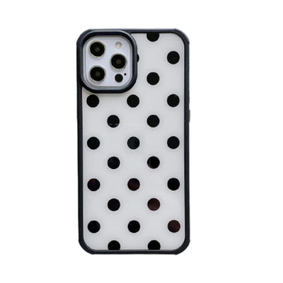 Funda para Teléfono Lunares Blanco y Negro con Diseño Romántico - Image 7