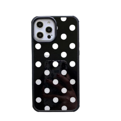 Funda para Teléfono Lunares Blanco y Negro con Diseño Romántico - Image 5