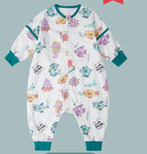 Saco de Dormir Bebé Primavera Verano Otoño - Pijama Desmontable Antipatadas Gasa