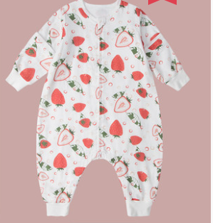 Saco de Dormir Bebé Primavera Verano Otoño - Pijama Desmontable Antipatadas Gasa - Image 4