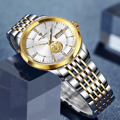 Reloj Mecánico Automático Fish Leap Longmen con Doble Calendario e Impermeabilidad - Image 13
