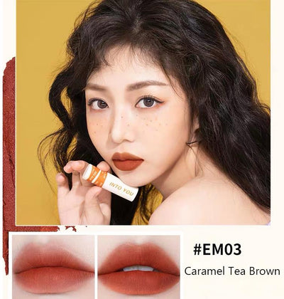 Brillo Labial Mate Aterciopelado de Larga Duración Impermeable Dual - Image 3