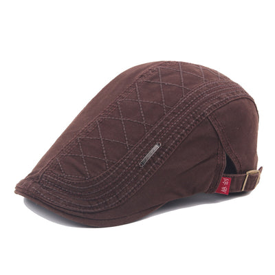 Gorra de Algodón Estilo Británico Retro con Visera - Sombrero para el Sol Outdoor - Image 4