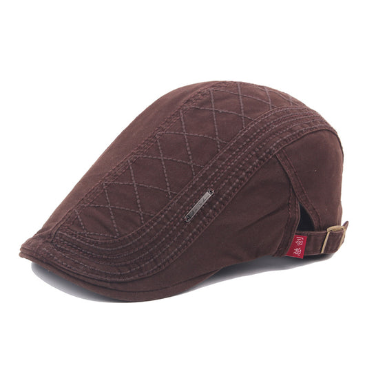 Gorra de Algodón Estilo Británico Retro con Visera - Sombrero para el Sol Outdoor - Image 4