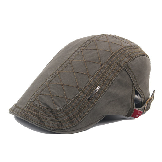 Gorra de Algodón Estilo Británico Retro con Visera - Sombrero para el Sol Outdoor - Image 5