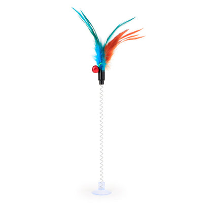 Juguete Interactivo para Gatos con Pluma y Resorte - Image 5