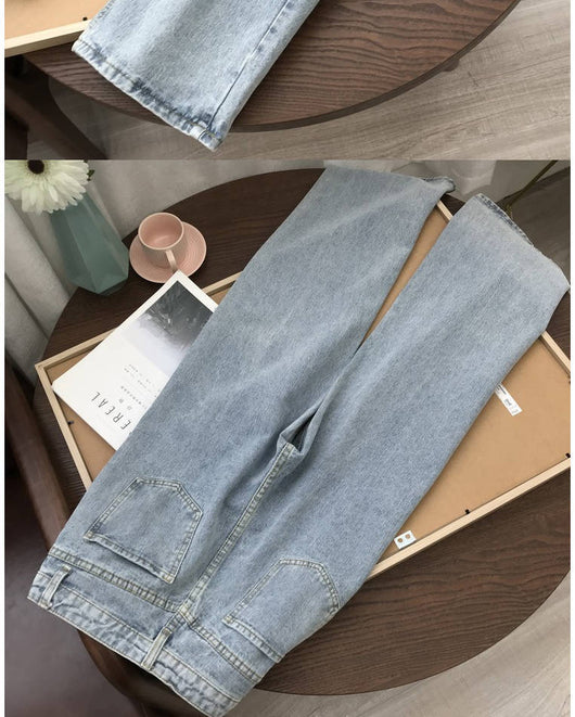 Jeans Retro Cintura Alta Corte Recto - Image 9