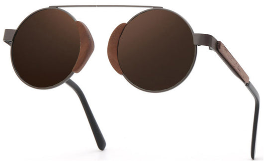 Gafas de Sol Bambú Retro Unisex - Lentes de Madera Naturales - Image 2