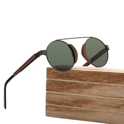 Gafas de Sol Bambú Retro Unisex - Lentes de Madera Naturales