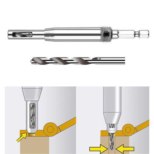 Kit Profesional de Taladro para Bisagras - Perforador de Precisión con Brocas Hexagonales - Image 11