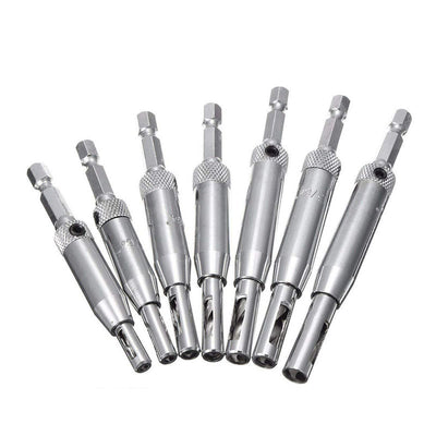 Kit Profesional de Taladro para Bisagras - Perforador de Precisión con Brocas Hexagonales - Image 5
