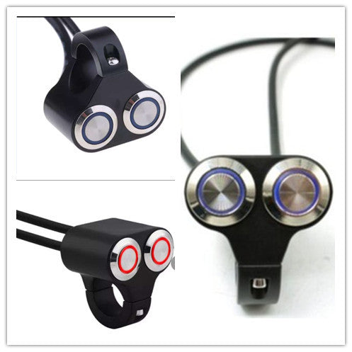 Interruptor de Manillar para Moto con Ojo de Ángel y Luz LED - Image 6