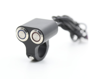 Interruptor de Manillar para Moto con Ojo de Ángel y Luz LED - Image 10