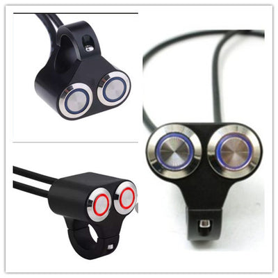 Interruptor de Manillar para Moto con Ojo de Ángel y Luz LED - Image 3