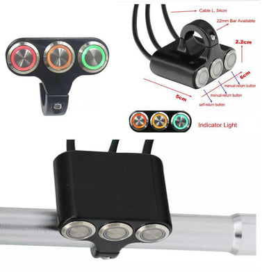 Interruptor Universal de Luces de Emergencia para Motocicleta - Image 5