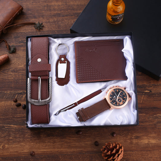 Set de Regalo Reloj y Billetera de Cuero para Hombre Ejecutivo - Image 2