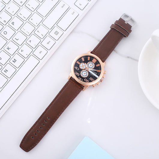 Set de Regalo Reloj y Billetera de Cuero para Hombre Ejecutivo - Image 3