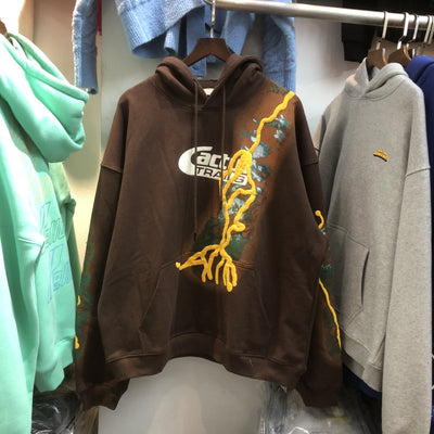 Sudadera Hoodie Unisex Trend Lightning - Fleece Otoño Invierno