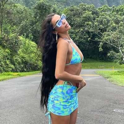 Conjunto de Dos Piezas: Top Sexy y Falda Corta de Moda para Verano - Image 11