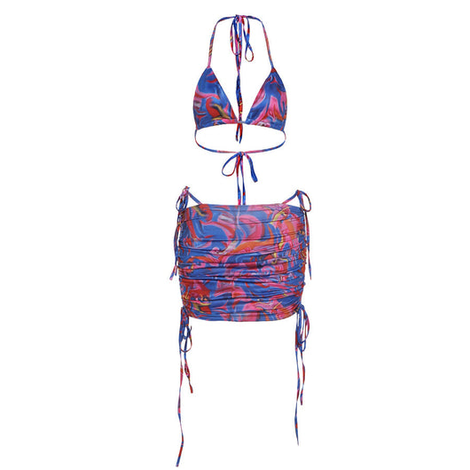 Conjunto de Dos Piezas: Top Sexy y Falda Corta de Moda para Verano - Image 2