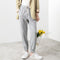 Pantalones Grises Sueltos de Pierna Ancha para Mujer - Estilo Urbano Verano