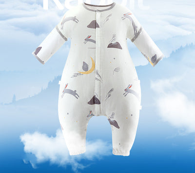 Saco de Dormir Infantil de Gasa de Bambú - Piernas Separables Antipatadas - Image 6