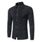 Camisa de Esmoquin Azul Royal Slim Fit para Hombre - Elegancia Ejecutiva