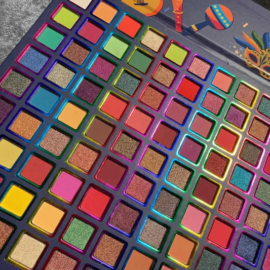 Paleta de Sombras 99 Colores - Matte, Perlado y Glitter para Principiantes
