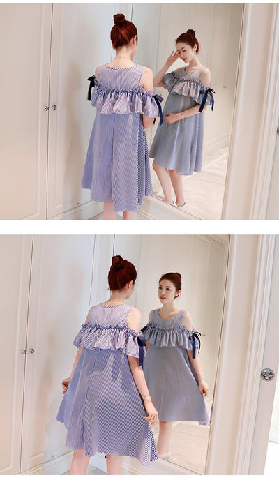 Vestido de Maternidad y Lactancia Versátil de Verano - Image 14