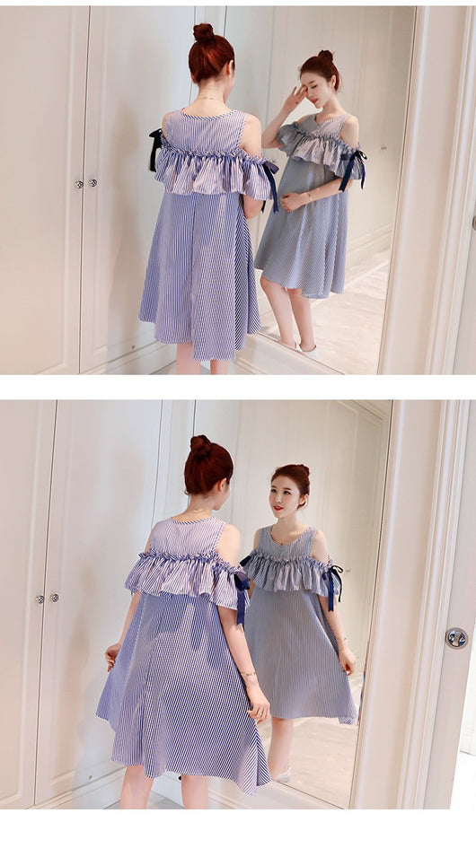 Vestido de Maternidad y Lactancia Versátil de Verano - Image 14