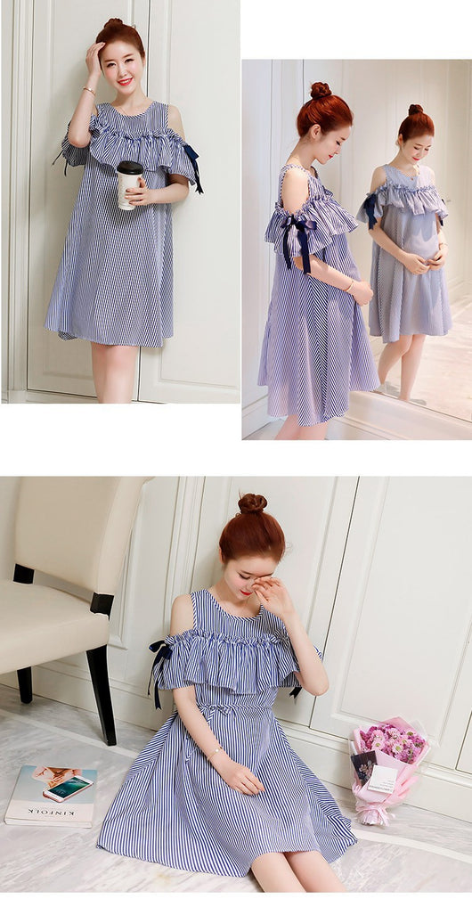 Vestido de Maternidad y Lactancia Versátil de Verano - Image 16