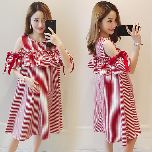 Vestido de Maternidad y Lactancia Versátil de Verano