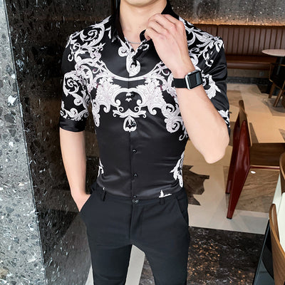 Camisa Casual Slim Fit para Hombre de Manga Corta - Image 11