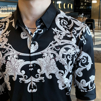 Camisa Casual Slim Fit para Hombre de Manga Corta - Image 3