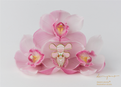 Broche Diseñador Mantis Orquídea - Joya Insecto Original para Día de Reinas - Image 9
