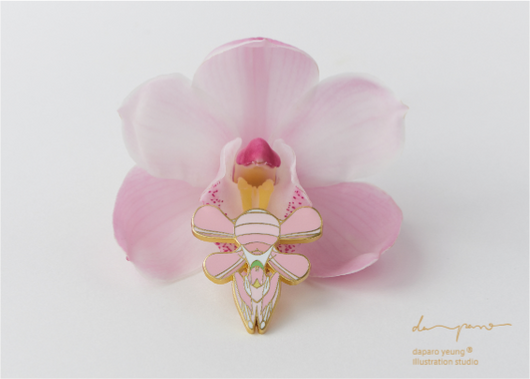 Broche Diseñador Mantis Orquídea - Joya Insecto Original para Día de Reinas - Image 12