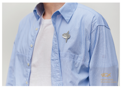 Broche Diseñador Pez Luna Mola - Joya Creativa para Regalo del Día de la Madre - Image 4
