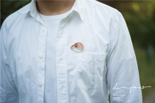 Broche Paleontología Diseño Original - Joya Museo Marina Ideal para San Valentín - Image 14