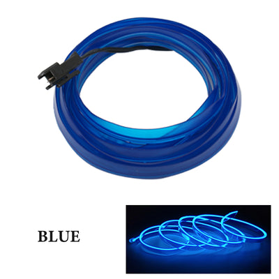 Tira LED Ambiental para Auto - Luz Fría Decorativa 1M a 5M - Image 4
