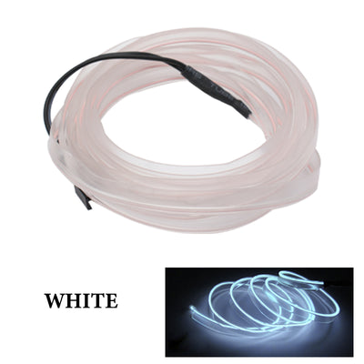 Tira LED Ambiental para Auto - Luz Fría Decorativa 1M a 5M - Image 7
