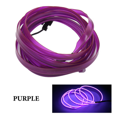 Tira LED Ambiental para Auto - Luz Fría Decorativa 1M a 5M - Image 10