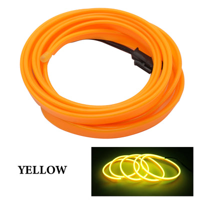 Tira LED Ambiental para Auto - Luz Fría Decorativa 1M a 5M - Image 11