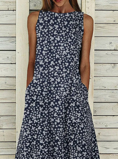 Vestido Estampado Mariposas sin Mangas - Diseño Fresco y Versátil - Image 7