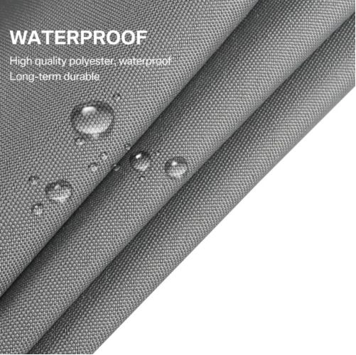 Vela de Sombra Triangular Impermeable con Protección UV para Exterior