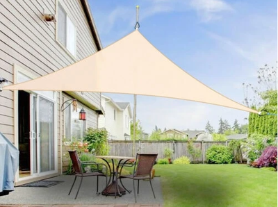 Vela de Sombra Triangular Impermeable con Protección UV para Exterior - Image 3