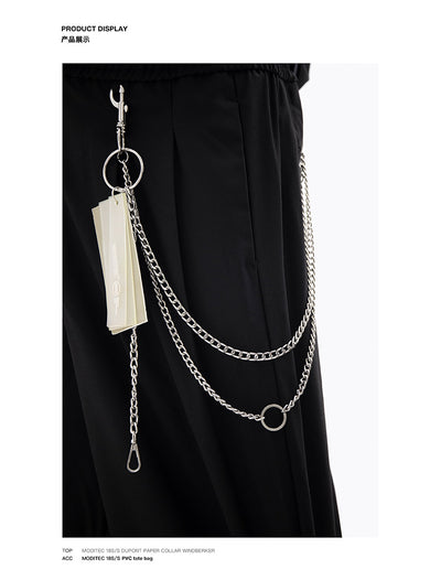 Cadena Doble Desmontable para Pantalón con Detalles Metálicos - Image 12
